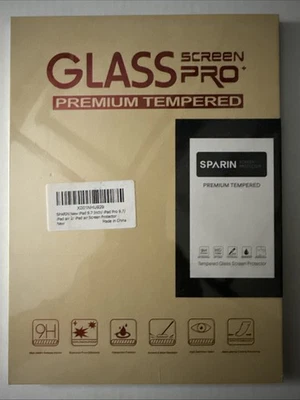 Premium Tempered Glass Screen Protector for Apple iPad Pro 9.7, Air 2 - Image 1 of 2