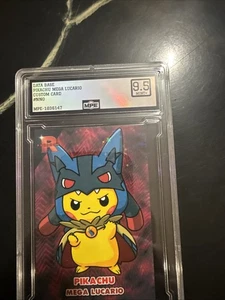 Dara Base Pikachu Mega Lucario NNO Mint 9.5 - Bild 1 von 9