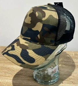 Army trucker cap, adjustable, one size Mens & Womens camouflage baseball cap - Picture 1 of 5