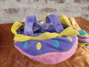 Build a Bear BAB Huevo de Pascua Disfraz Conjunto Ropa Rosa Púrpura Con Sombrero - Imagen 1 de 2