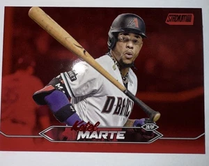 2024 Topps Stadium Club - Red Foil #24 Ketel Marte Arizona Diamondnacks - Picture 1 of 2