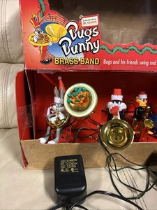 Vintage 1995 Mr. Christmas Bugs Bunny Brass Band Looney Tunes TESTED WORKS-Read - Picture 1 of 12