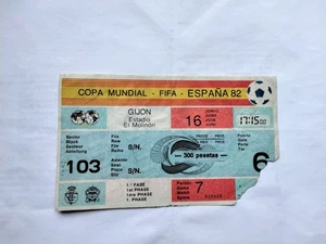 eintrittskarte Ticket WM 1982 SPANIEN - Bild 1 von 2