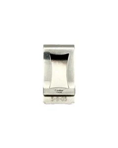 Signature Cartier “MEB” “5•9•05” Custom Sterling Silver Money Clip | 20.2g - Picture 1 of 4