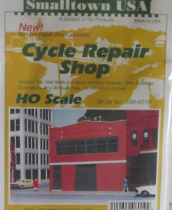 Smalltown USA HO Scale Cycle Repair Shop Building Kit 699-6019 - Picture 1 of 1