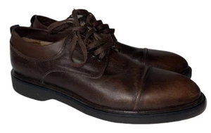 George Brown Bilt Janssen Cap Toe Oxford Size 10.5M Brown Leather Lace Up - Bild 1 von 10