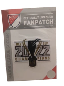 Parche de coser hierro de hierro en logotipo de fútbol FC de Los Ángeles MLS 2022 3" x 2 1/2 - Imagen 1 de 1