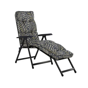 PATIO Gartenliege mit Fußteil Sonnenliege Klappsessel Gartensessel Lena Lounger - Bild 1 von 3