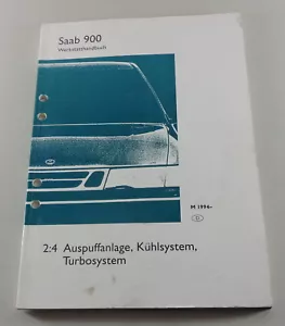 Manual de Taller Saab 900 Sistema Escape, Refrigeración, Turbosystem Modelo 1994 - Imagen 1 de 1
