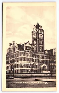 Topeka Kansas Court House alte Postkarte C853 - Bild 1 von 2