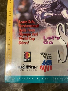 ESPN Let's Go Skiing 3do Complete CIB Long Box Original Box Panasonic 3DO - Picture 1 of 7