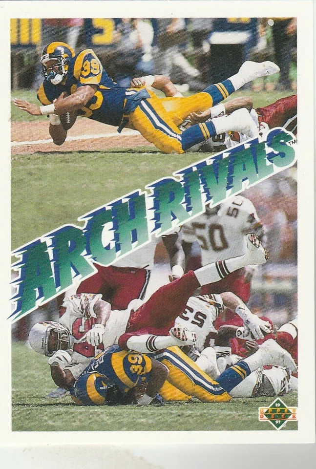FREE SHIPPING-MINT-1991 Upper Deck #653 Robert Delpino / Tim McDonald Rams  - Image 1 of 1