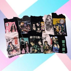 DEMON SLAYER T-Shirt Lot Bundle Of 10 Kimetsu No Yaiba Size XS Tanjiro Nezuko - Picture 1 of 7