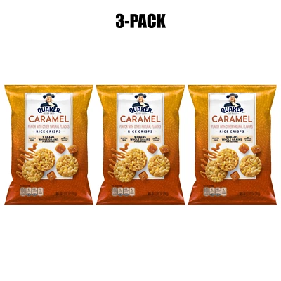 Patatas fritas Quaker arroz caramelo sabores sin gluten bajo colesterol paquete 3,6,9 y12 Foto 1 de 4