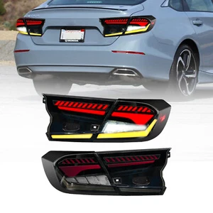 LED Rear Tail Lights Turn Signal Lamps For 2018-2023 Honda Accord 10th - Picture 1 of 7