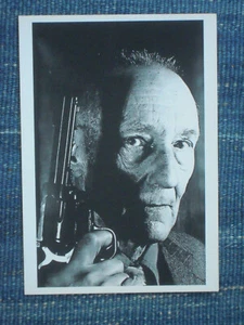 Ak William S. Burroughs, Gottfried Helnwein 1990 Museum Ludwig Köln Pistole rar - Bild 1 von 2