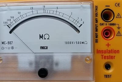 Probador de aislamiento analógico Meco + envío gratuito - Imagen 1 de 4