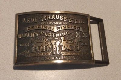 复古 LEVI STRAUSS & CO. 皮带扣 CIRCA 1970 — 第 1/4 张图片
