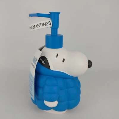 Chaqueta de invierno acolchada azul con dispensador de loción de jabón Peanuts Snoopy Foto 1 de 4