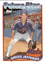 1989 Topps Future Star #233 Gregg Jefferies New York Mets A1