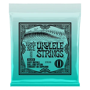 Ernie Ball Konzert/Sopran Nylon Ball-End Ukulele Saiten - Schwarz P02326 - Bild 1 von 1