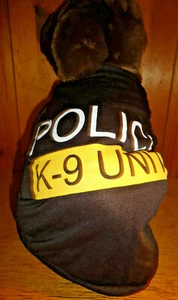 Camiseta deportiva de babeo para perro amarilla negra unidad K-9 talla médica - Imagen 1 de 4