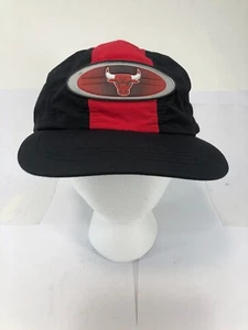 Chicago Bulls NBA Vintage Adjustable Hat Cap American Needle Black - Picture 1 of 6