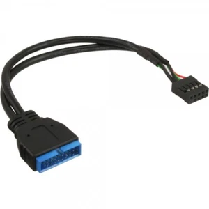 Inline Front USB 3.0 auf Mainboard USB 2.0 Adapter intern 0,15m (42,60 EUR/m) - Bild 1 von 1