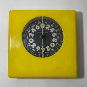Rare 1970 Lucite HANSON Yellow Mod SPACE AGE Mid Century Modern Bathroom Scale - Picture 1 of 15