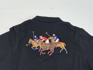 POLO RALPH LAUREN International Challenge Poloshirt kurzarm schwarz Herren L - Bild 1 von 8