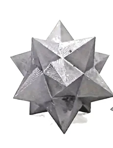 12 Punkt Schungit Kristall Merkabah Merkaba Erdung Schutz EMF Schild - Bild 1 von 2