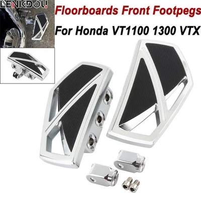 Mini tablas de piso delanteras para Honda Shadow VT1100C/C2 VTX1300C VTX1800 VT750 VT600 Foto 1 de 4