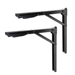 Metall Wandkonsole Tischbeine Tischfuß klappbar 2er Set belastbar bis 150 kg - Bild 1 von 4