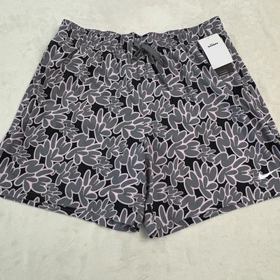 Nike Bañador Pantalones Cortos Forrados Para Hombre Talla XXL Negro Gris Rosa AOP 2XL Foto 1 de 4