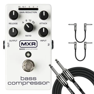 DUNLOP MXR M87 BASS COMPRESSOR GUITAR EFFECTS PEDAL With Cables - Picture 1 of 11