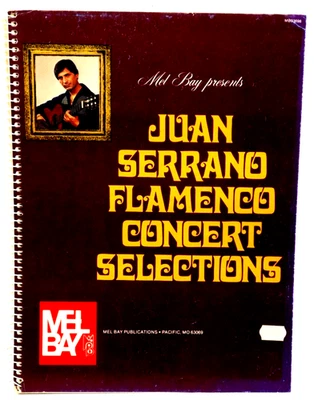 Juan Serrano FLAMENCO CONCERT SELECTIONS English/ Spanish Sheet Music Book 1981 - Image 1 of 4