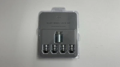 正品马自达合金车轮 5 件套镀铬锁套装 C9N2V9740A 全新 — 第 1/2 张图片