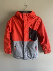 Volcom True To This Jacket M Junior Kids Snowboard Ski Red Coat Elias - Picture 1 of 14