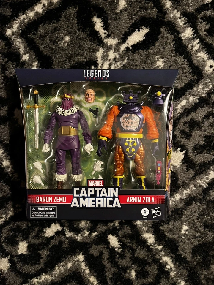Marvel Legends Capitán América Barón Zemo y Arnim Zola Paquete de 2 Hasbro ¡NUEVO SELLADO! Foto 1 de 1