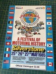 Veranstaltungsprogramm 27. Mai 1985 Silverstone A Festival Of Motoring A4 - Bild 1 von 2