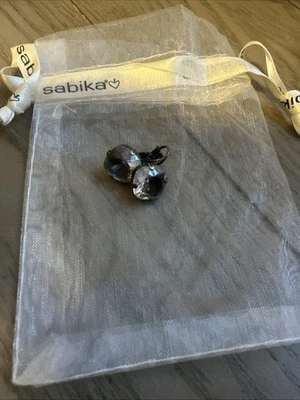 Auténticos pendientes de golf de cristal Sabika gris Swarovski Foto 1 de 4