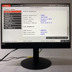 Lenovo ThinkCentre M820z 22" AIO Intel Core i7-8700 3,20 GHz 8 GB de RAM sin disco duro sistema operativo - Imagen 1 de 19