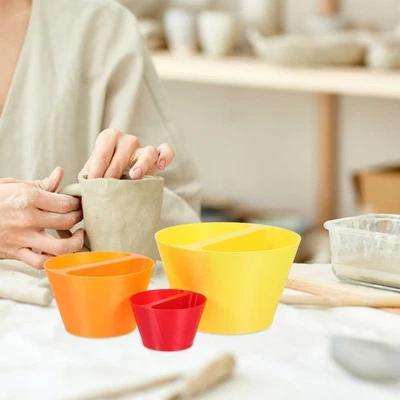  Lot de 3 outils de poterie coniques : outils de façonnage pour une fixation - Photo 1/4