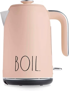 Hervidor de agua eléctrico - Cafetera de acero inoxidable, tetera, base giratoria - Imagen 1 de 6