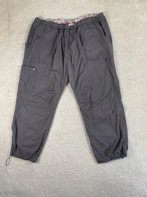 Брюки-скраб Koi Kathy Peterson 3X миниатюрные серые с карманами Lindsey на шнурке на талии - Изображение 1 из 4