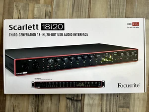 Focusrite Scarlett 18i20 3rd Gen USB Audio Interface mit OVP - Bild 1 von 4