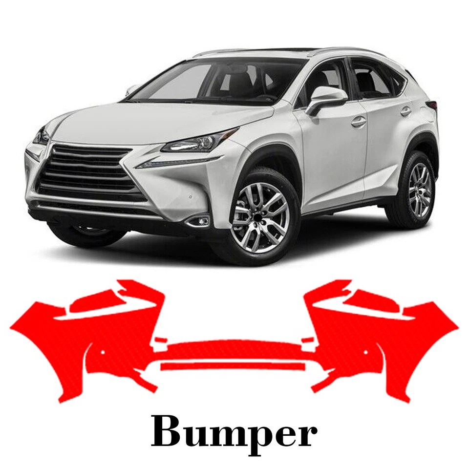 Front bumper PreCut PPF Paint Protection Film For Lexus NX 2016-2017 - image 1 of 4