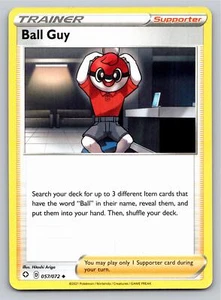 Ball Guy 057/072 Uncommon Shining Fates Pokemon Card - NM Near Mint - Picture 1 of 2