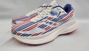 Saucony Ride 15 Running Shoes S 10684-76 Women's Size 9 M White/Blue/Red - Picture 1 of 21
