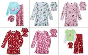 Pajamas Nightgown Size 4-6-8-10-12 Dollie and Me Set American Girl Doll NEW NWT - Picture 1 of 8